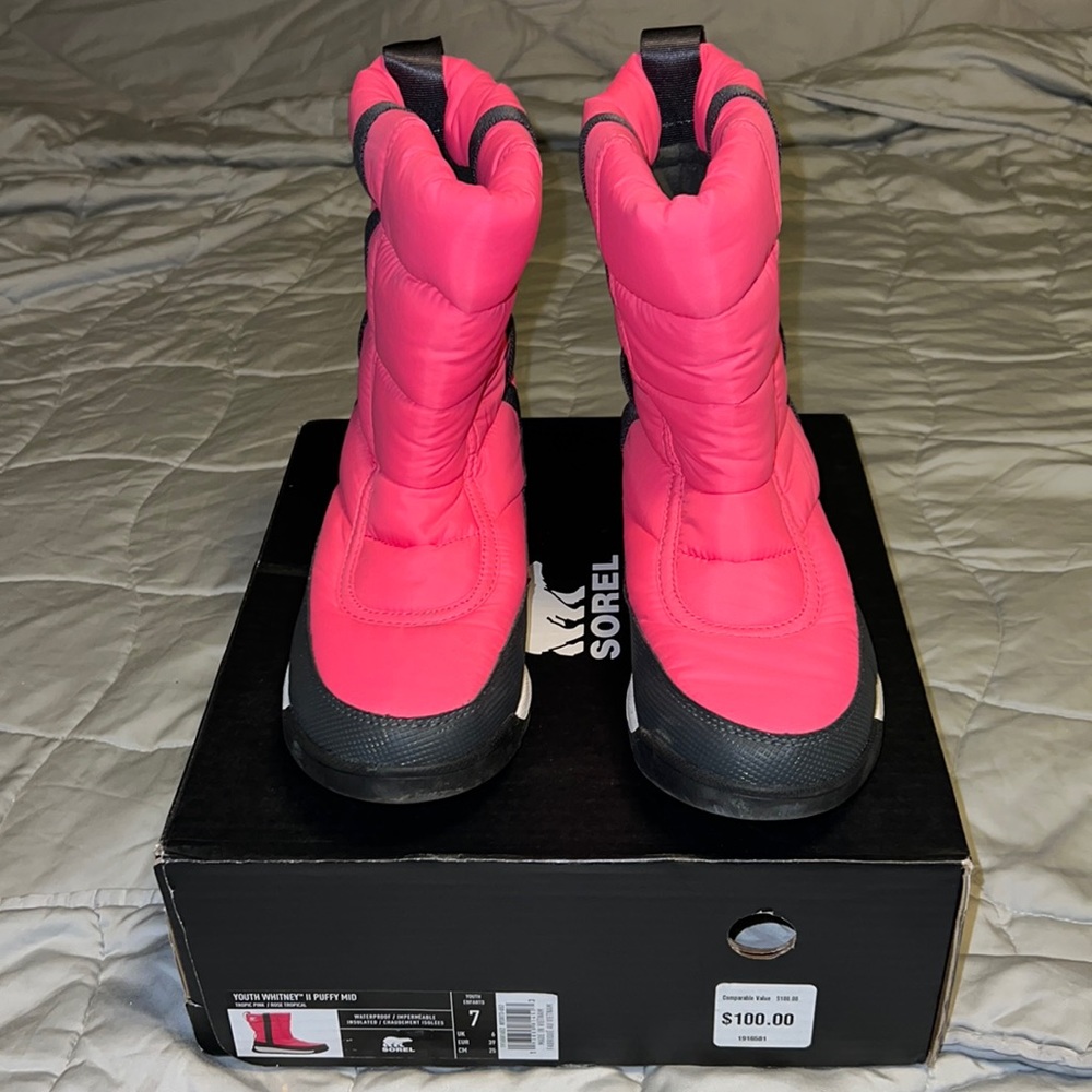 👋🏾👋🏾👋🏾 Girl Youth SOREL Winter Boot👋🏾👋🏾👋🏾